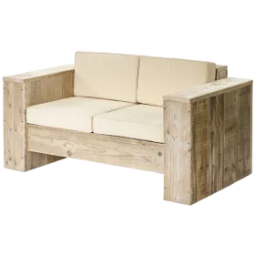 Garden Emotions Timber wood 2-seater