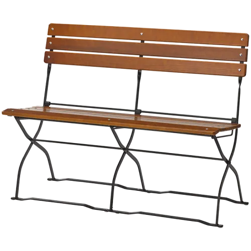 Terrace bench Kempten, foldable