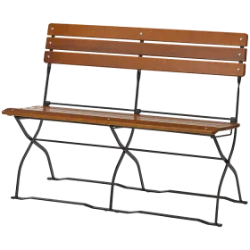 Terrace bench Kempten, foldable