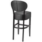 <p>Worldwide Seating Tabouret de bar Percy.<br /><br />Châssis : hêtre teinté au choix, p.ex. noyer, chêne ou wengé.<br /><br />Assise : similicuir, tissu de revêtement ou cuir véritable</p><p>Possible avec protection de marchepied en métal</p>. image 2