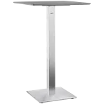 <p>Garden Emotion Piètement de table Borkum high carré</p><p>Piètement : aluminium brossé</p><p>Colonne : aluminium brossé</p><p>Hauteur : 108&nbsp image 2