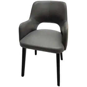 Remaining stock upholstered chair Miramar gray