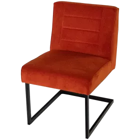 Remaining stock cantilever chair orange