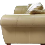 Special offer: Two-seater genuine leather in beige. image 3