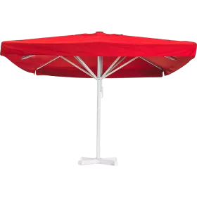 Special offer umbrella cover 3.5x3.5m bright red with valance